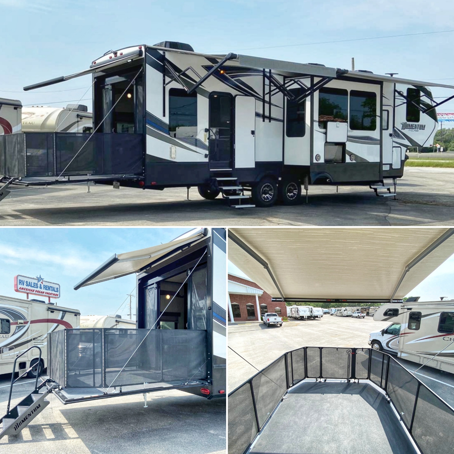 5th Wheel(gooseneck) - 3 Slide Outs Momentum 349M Toyhauler