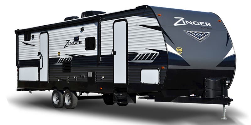 TRAVEL TRAILER - 32' CROSSROADS ZINGER 328SB 2 SLIDEOUTS W/ QUADBUNKS