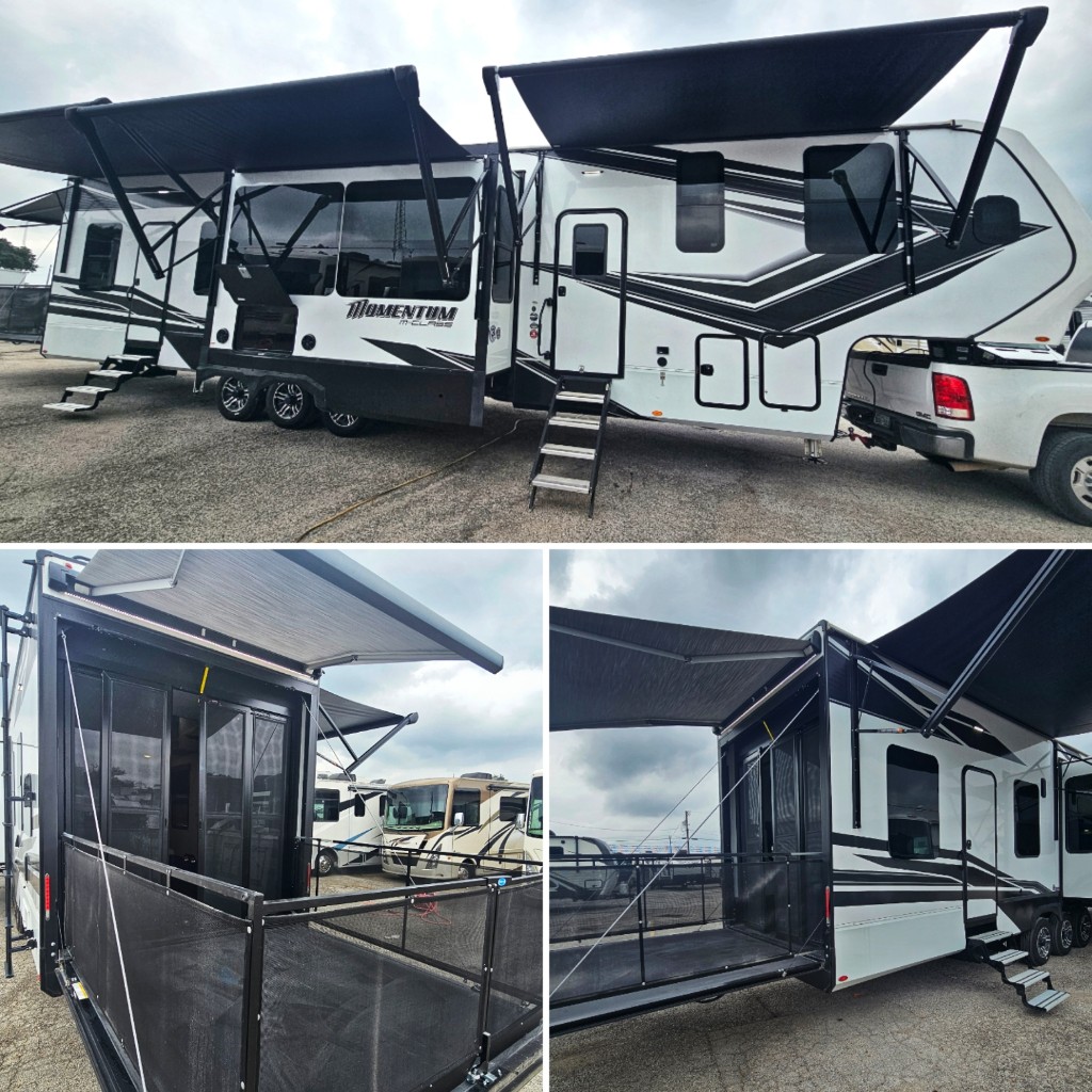 5th Wheel - 3 Slide Outs - Toy Hauler Grand Design Momentum 395MS
