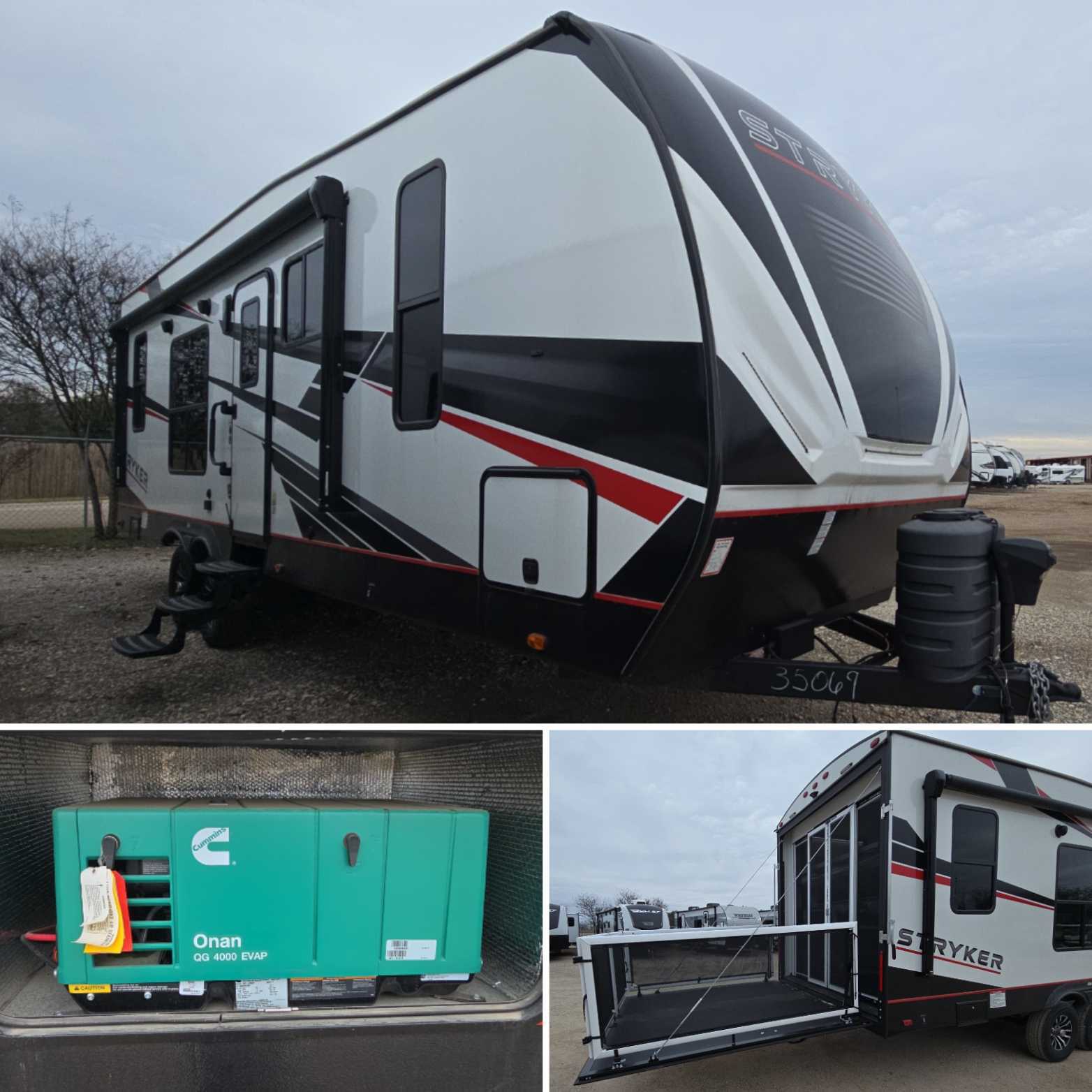 Travel Trailer - 1 Slide Out Stryker Toy Hauler ST2614