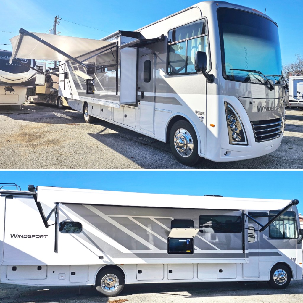 Class A - 2 slide outs Thor Windsport 35R