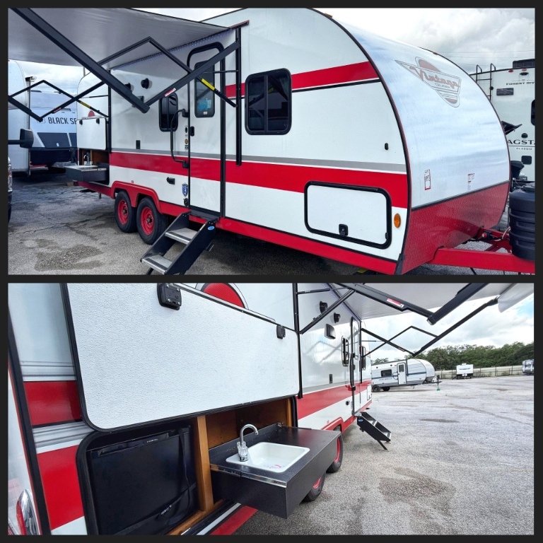 Travel Trailer - 1 Slide Out Vintage Cruiser 23FBS
